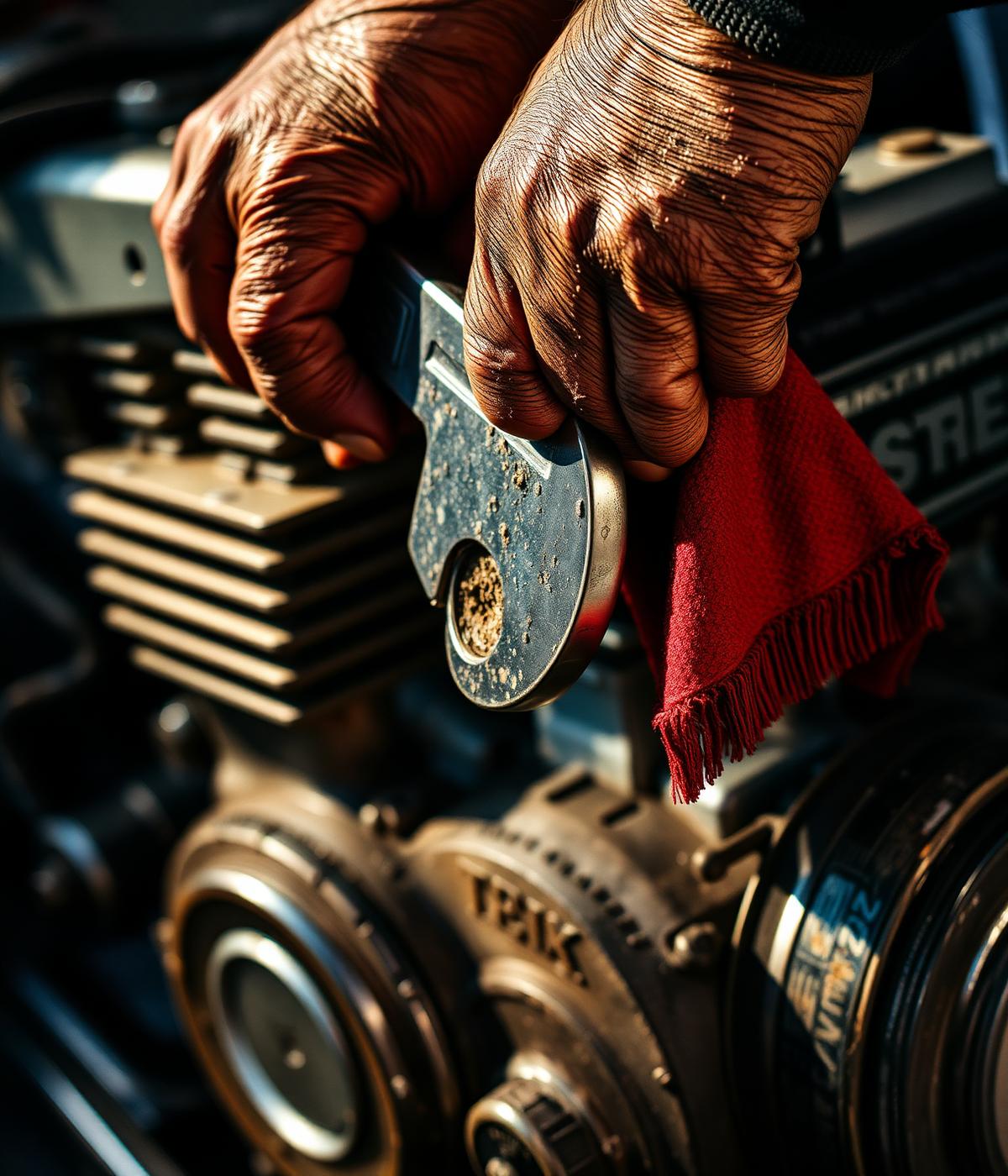 Hands-on auto repair work